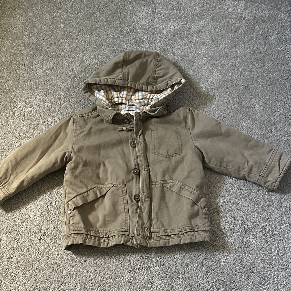 OshKosh B'gosh Tan Hooded Jacket